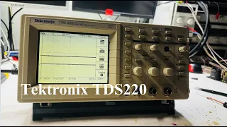 Ремонт осциллографа  Tektronix  за 20 минут (Tektronix TDS220  2 кан. 100 МГц  1 Гвыб/сек)