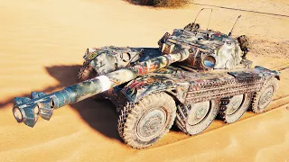 Panhard EBR 105, ОСТАЛСЯ 1 ПРТИВ 6 НА ПЕСЧАНОЙ РЕКЕ