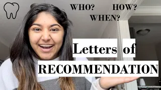 TIPS to ask for LETTERS OF RECOMMENDATION!