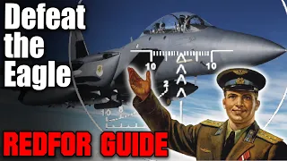 DCS - F-15E Air to Air Guide, Defeat the Strike Eagle BFM BVR (vs flanker) tutorial