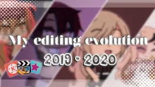 My editing evolution // Gacha life