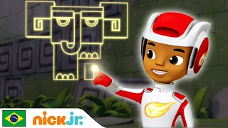 Blaze and the Monster Machines | Aula de física com Blaze - parte 4 | Nick Jr. em Português