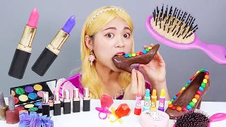 Mukbang Essbarer Lippenstift Schokoladen-Make-up DONA