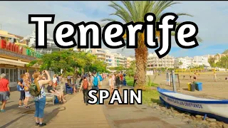 Playa de Los Cristianos Tenerife Walking Tour 4k