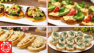 How DELICIOUS are they!!! 4 sandwiches for the holiday table