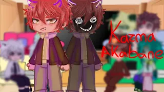 My favourite characters react to each others// karma akabane // 1/8