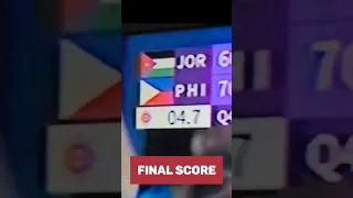 Gilas VS Jordan, Philippines Champion Again after 61 Years #shorts #basketball