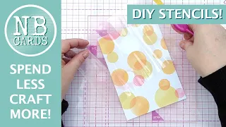 Spend Less Craft More with DIY Stencils! Two Clean and Simple Card Tutorials [2024/31]