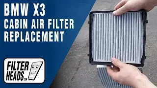 How to Replace Cabin Air Filter 2017 BMW X3