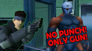 Can you defeat GRAY FOX using ONLY GUNS? (Metal Gear Solid)