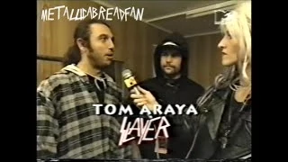 Slayer - Tom Araya & Kerry King Interview Pt.1 [Live Monsters Of Rock 1992] HQ
