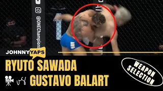 Fight study: Ryuto Sawada vs Gustavo Balart | Weapon selection | One Championship