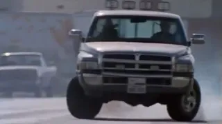 Dodge Ram doing a J-Turn - Walker Texas Ranger
