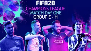 Group Stage Match Day 1 | FIFA 20 UEFA Champions League 20/21 (Group E - H)