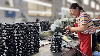 Amazing manufacturing and mass production, a collection of production processes in Chinese factories