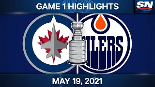 NHL Game Highlights | Jets vs. Oilers, Game 1 – May 19, 2021