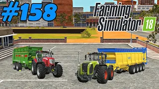 FS 18. Timelapse # 158. Spreading manure on all fields. Selling milk. Collecting hay bales.