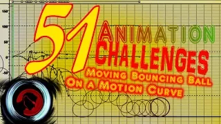 Moving Bouncing Ball on a Motion Path - 51 Animation Challenges - opentoonz