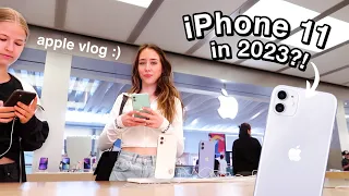 Getting the iPhone 11 in 2023? | Apple Store Vlog