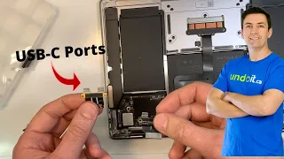 🇨🇦USB-C PORTS REPLACEMENT ON MACBOOK AIR 2018-2020 - EASY STEPS - Hamad Benaicha 20+ years