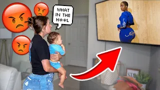 CHEATING WITH MY PHONE CONNECTED TO THE TV *GONE WRONG*