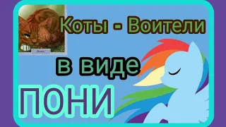 Топ 5 Котов-Воителей в виде пони 🐈🐴