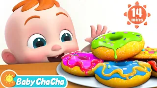 Baby Wants the Colorful Donuts | The Color Song + More Baby ChaCha Nursery Rhymes & Kids Songs