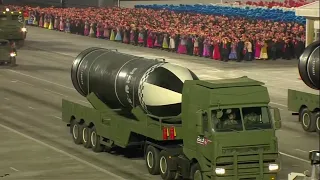 North Korea unveils 'world's strongest weapon' at military parade