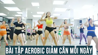 BÀI TẬP AEROBIC GIẢM CÂN MỖI NGÀY ĐỐT CHÁY CALO | BẢO NGỌC AEROBIC