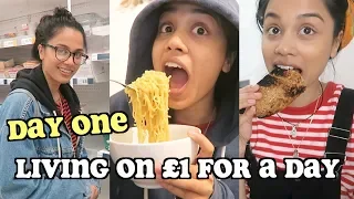 living on £1 a day for a week - day one