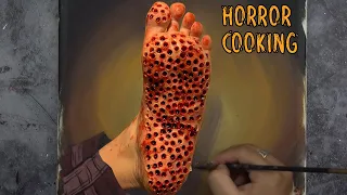 HOOR COOKING - Making Mixed Insect Soup from Artist Supplies | Cooking ASMR