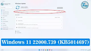 ✅ Windows 11 New Update 22000.739 (KB5014697) | Windows 11 New Update 14-06-2022