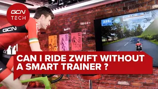 Can You Ride On Zwift Without A Smart Trainer? | GCN Tech Clinic