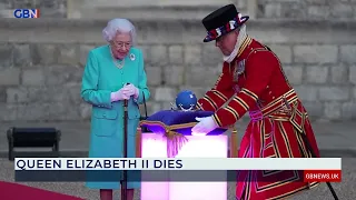 Darren McCaffrey reacts to the death of Queen Elizabeth II aged 96