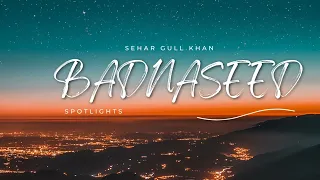 Badnaseeb ost full ( lyrics ) | sehar Gull khan | Spotlight | Sahir Ali bagga  | Hum tv