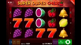 【オンラインカジノ】おすすめスロット◆Super Duper Cherry◆ベラジョンカジノ