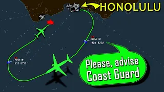 Transair B732 Ditches into Ocean off Honolulu | "We can't maintain altitude"