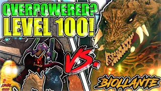 How POWERFUL is LEVEL 100 BIOLLANTE? - COMBAT TEST [CAN BEAT ULTIMA!] ||| Kaiju Universe