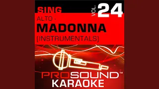 Cherish (Karaoke Instrumental Track) (In the Style of Madonna)