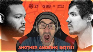 THE BASS | King Inertia 🇺🇸 vs Helium 🇷🇺 | GRAND BEATBOX BATTLE 2021: WORLD LEAGUE | BEATBOX REACTION