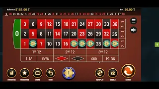 Roulette. Стратегии для игры в рулетку. Стратегия на одну колонну