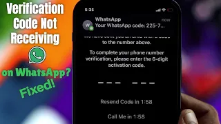 Fix- WhatsApp Verification Code Not Receive! [Time Limit]