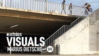 MARIUS DIETSCHE IS CRAZY! - etnies 'VISUALS' RAW - DIG BMX