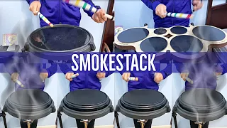 Smokestack - Drumline Cadence | Split Screen Performance