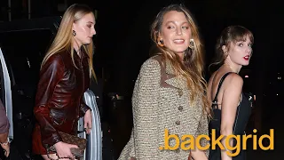 Taylor Swift, Blake Lively and Sophie Turner out for dinner at Emilio's Ballato in New York