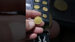 Золотая монета 20 франков Республика Франция 1911 год