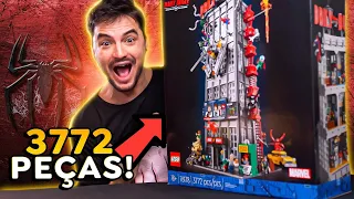 MONTANDO O GIGANTE PRÉDIO DO HOMEM ARANHA DE LEGO!