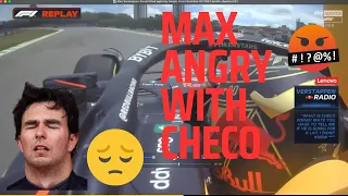 Max Verstappen Angry  by Sergio Perez Brazilian GP 2023 Sprint #maxverstappen #f1 #sergioperez