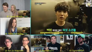 (Top 5 BTS reaction) BTS Elevator Prank | Reaction mashup
