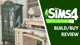 HONEST review of the new build/buy objects | Sims 4 Crystal Creations Stuff Pack